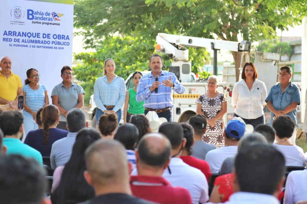 Inician obras de iluminación en El Porvenir  Inician obras de iluminación en El Porvenir