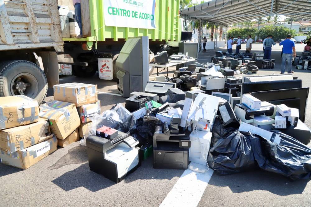 Bahía recolecta 31 toneladas de basura electrónica