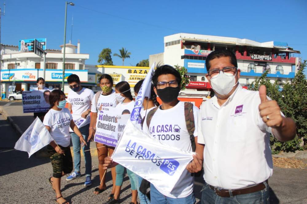 Viendo de frente a la gente, Roberto González augura triunfo  Viendo de frente a la gente, Roberto González augura triunfo