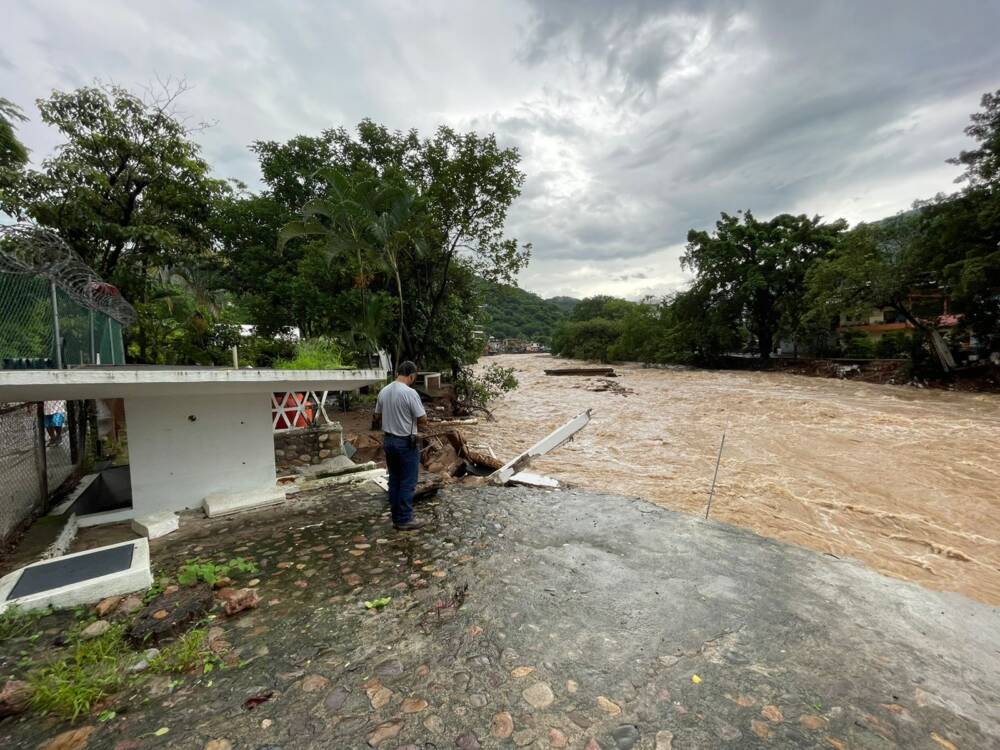 “Nora” provocó daños a la infraestructura de agua potable de Puerto Vallarta