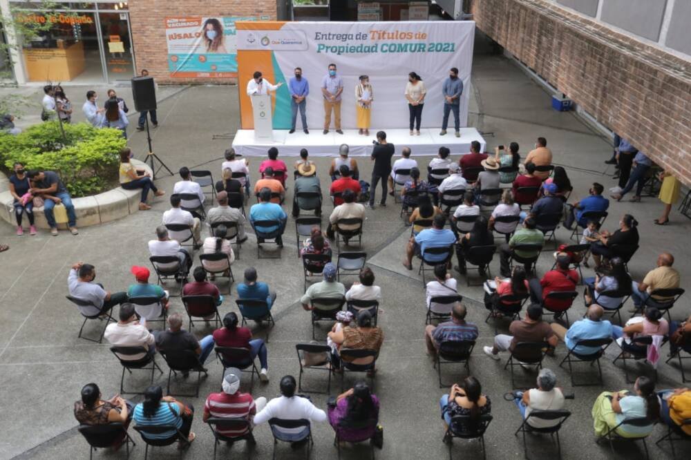 COMUNICADO 2309 Entrega titulos de propiedad Rancho Nacar 2