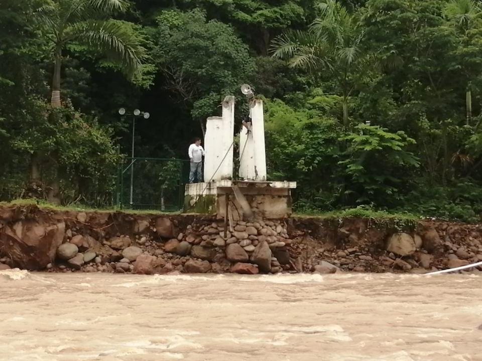 Inicia reparación del puente colgante de Playa Grande II, será con recursos privados