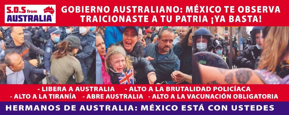 SOS Australia: Unidos por la Libertad Jalisco se manifestó en la FIL 1 Unidos por la Verdad Jalisco