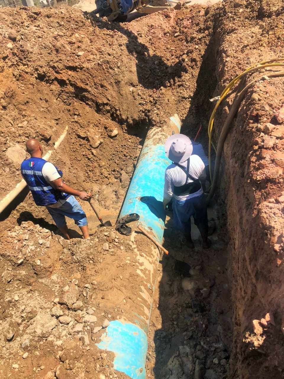 Concluye SEAPAL reparación en línea de bombeo que abastece a El Pitillal 1 COMUNICADO 353 5