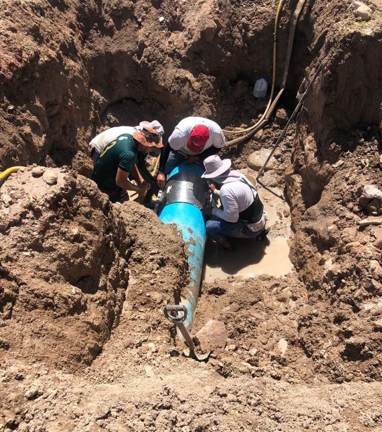 Concluye exitosamente reparación de línea que abastece a 50 colonias de El Pitillal Concluye exitosamente reparación de línea que abastece a 50 colonias de El Pitillal