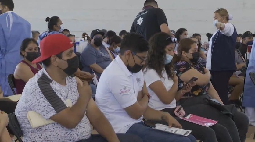 Concluye jornada de vacunación con 12 mil dosis aplicadas