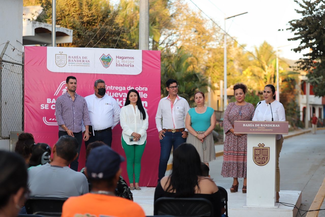 Entrega de obra Calle Pakistán en la comunidad de San Francisco 4 Calle Pakistán