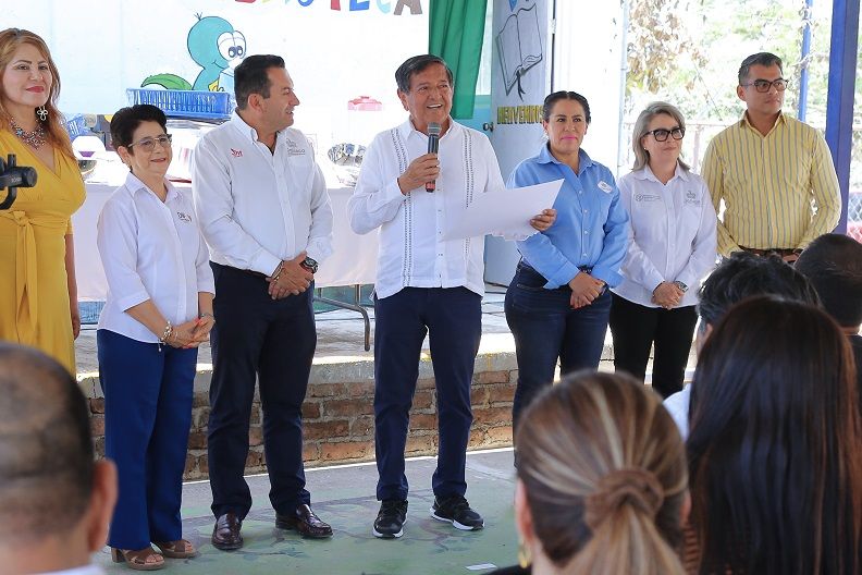 El jardín de niños Luis Medina Casillas, recibió una cocina del programa ‘MENUTRE’, con la que se brindará desayunos a los pequeños alumnos.