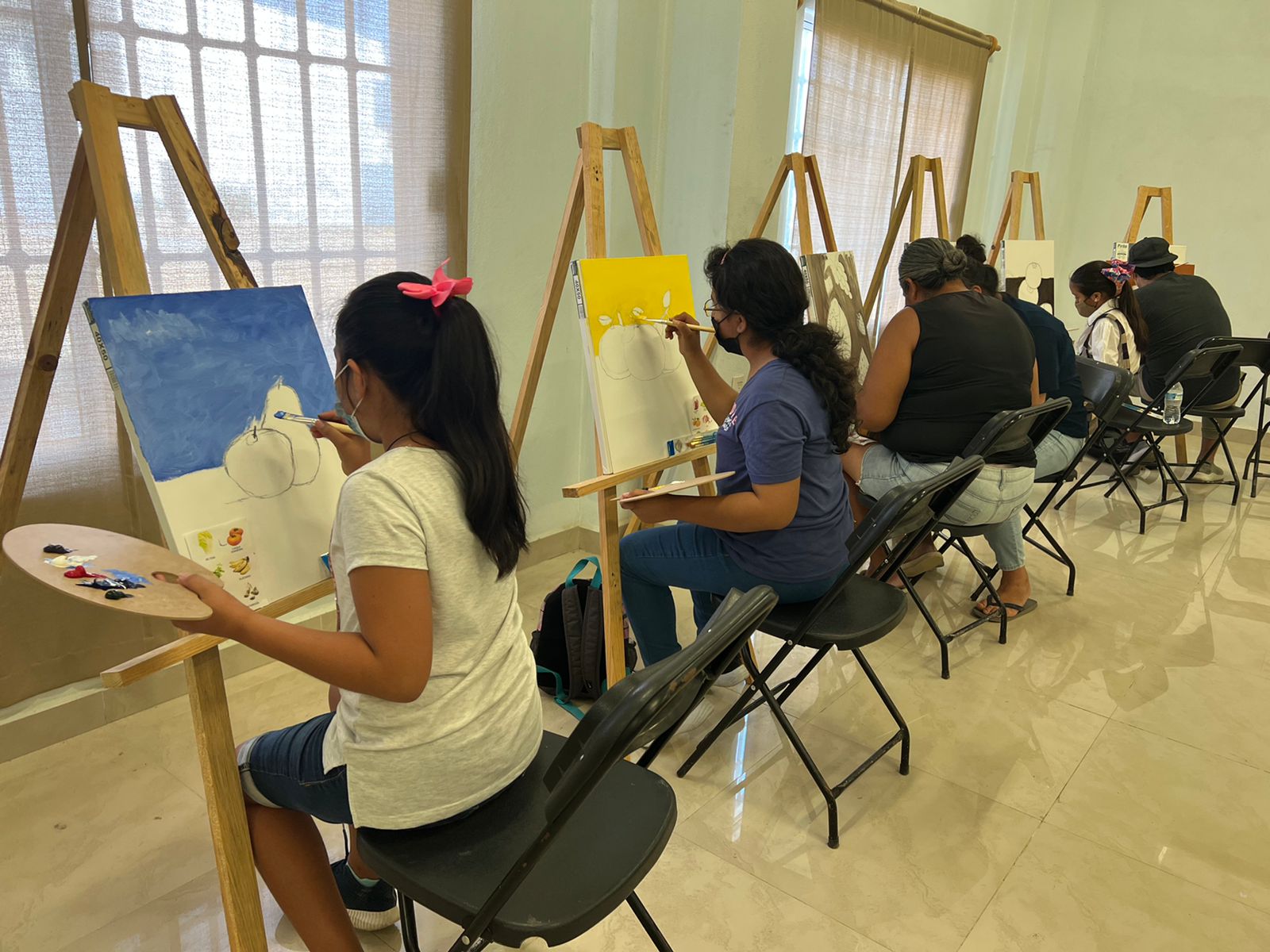 Con importante participación se lleva a cabo Taller de Pintura en Óleo Con importante participación se lleva a cabo Taller de Pintura en Óleo