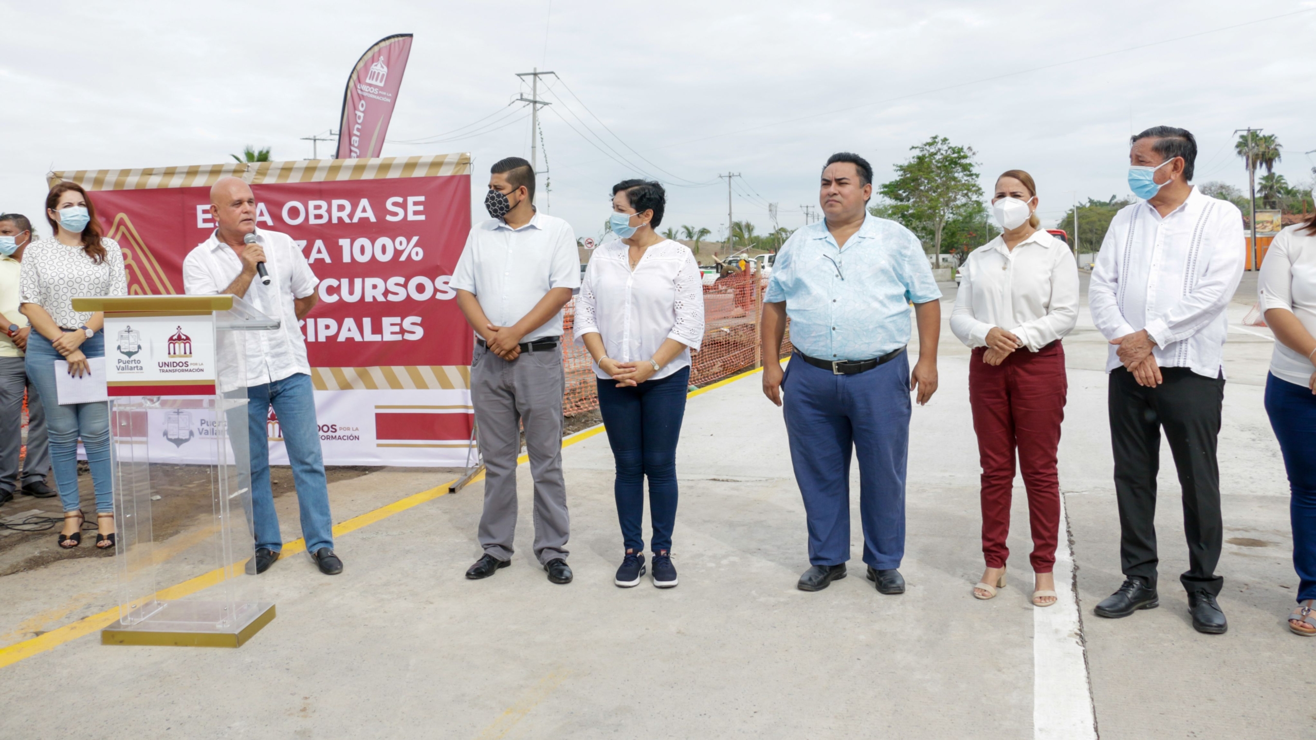 Inaugura Profe Michel primera etapa del dren pluvial Las Juntas 6 dren pluvial Las Juntas
