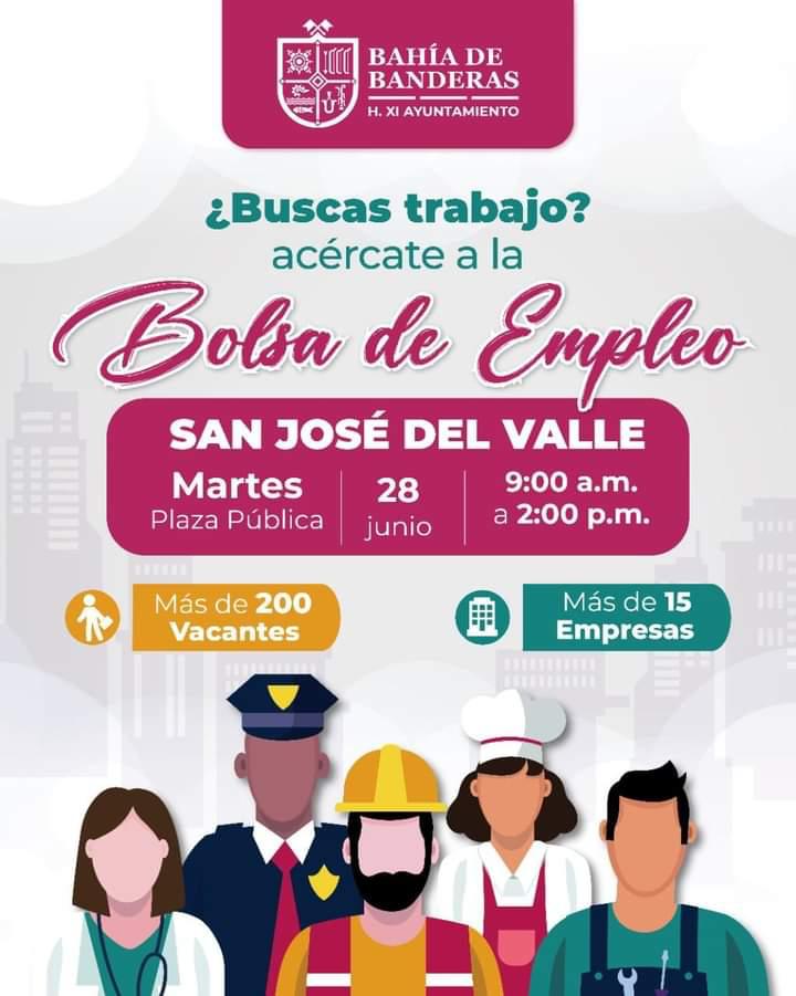 Invita gobierno municipal a ocupar una de las 200 vacantes de la bolsa de empleo Invita gobierno municipal a ocupar una de las 200 vacantes de la bolsa de empleo
