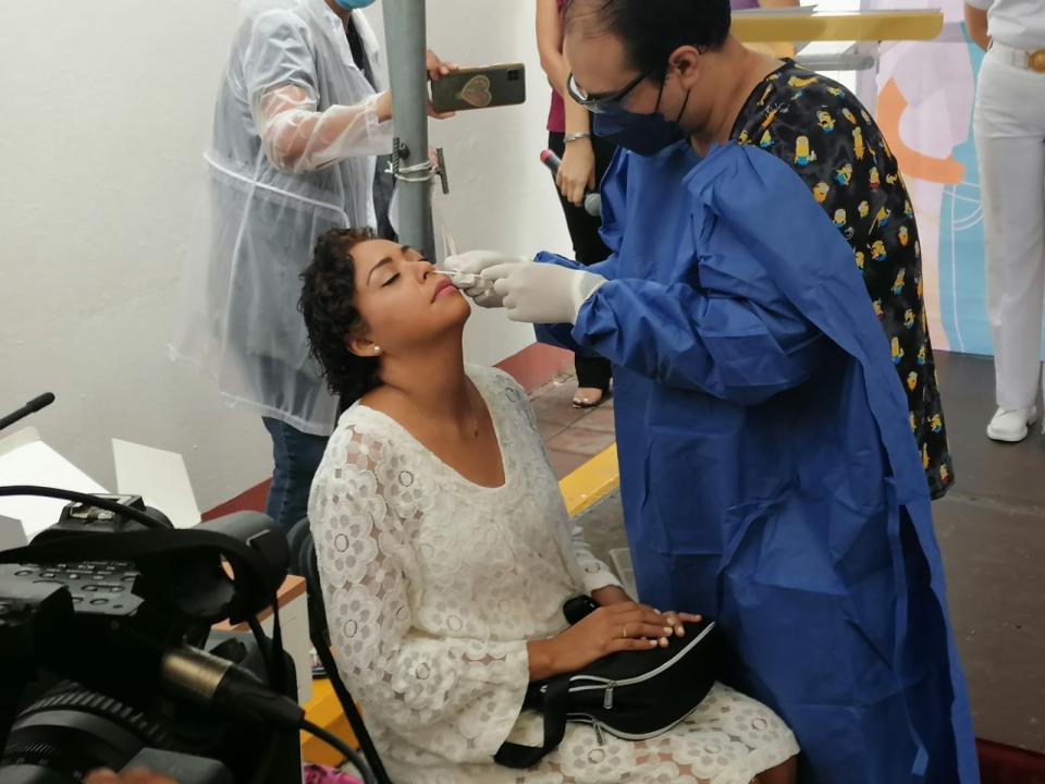 Inauguran Centro de Detección COVID-19 en el Hospital Naval