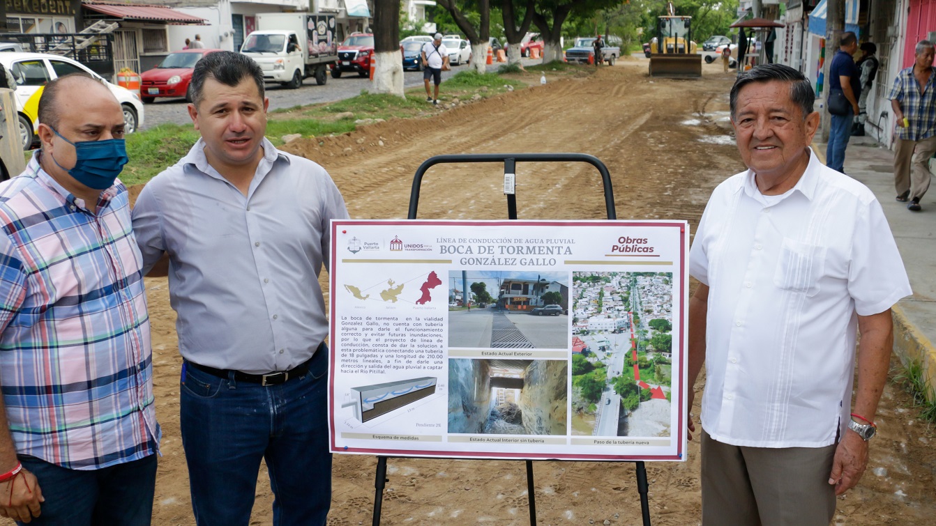 Realizan obra pluvial para mitigar inundaciones en Av. Francisco Villa