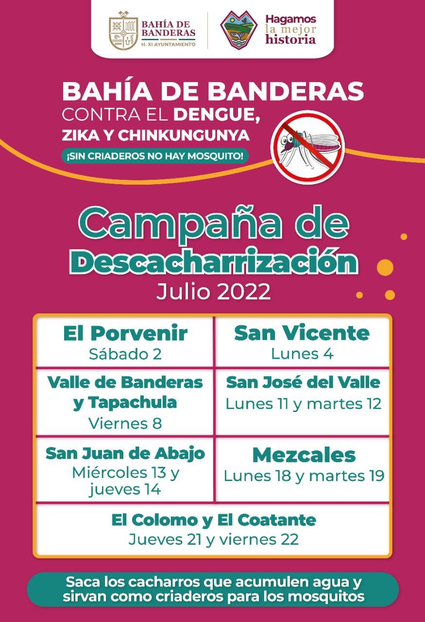 Arranca campaña de descacharrización criadero del mosquito