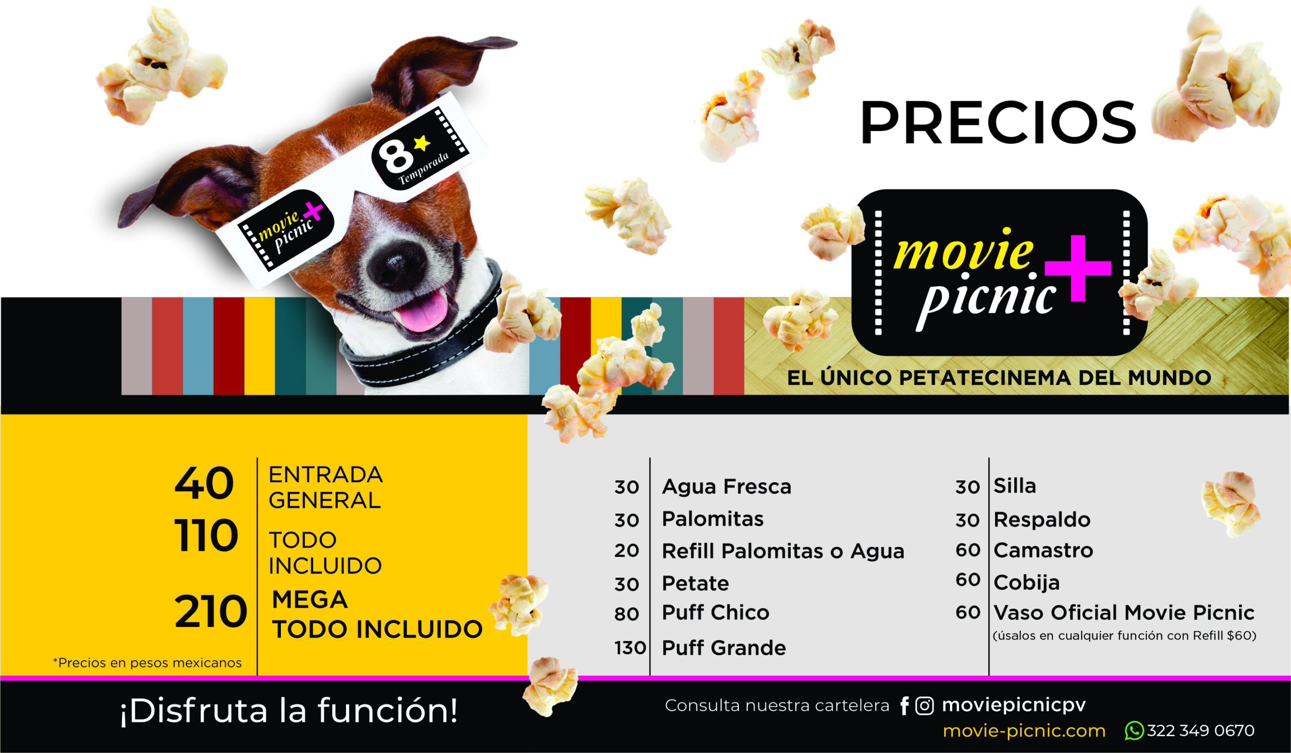 El cine bajo las estrellas regresa a Puerto Vallarta con Movie Picnic 1 Movie Picnic