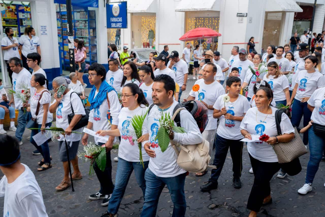 Nutrida convocatoria en la peregrinación de la empresa municipal.