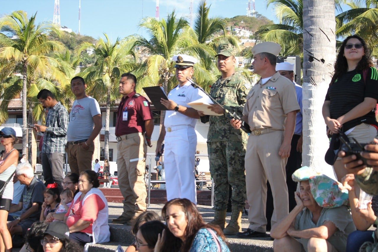 Ceremonia en Los Arcos.