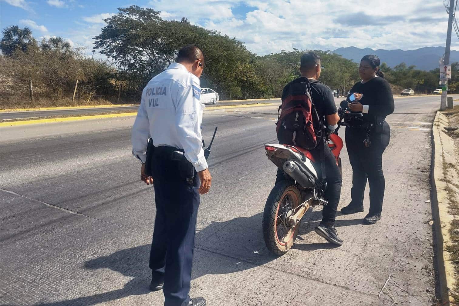 Operativo en carretera.