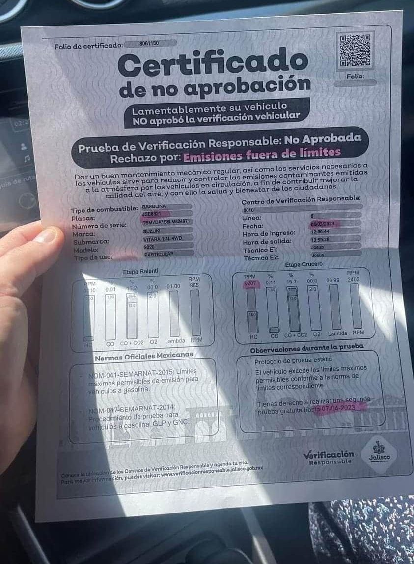 Puerto Vallarta contra el Verificentro