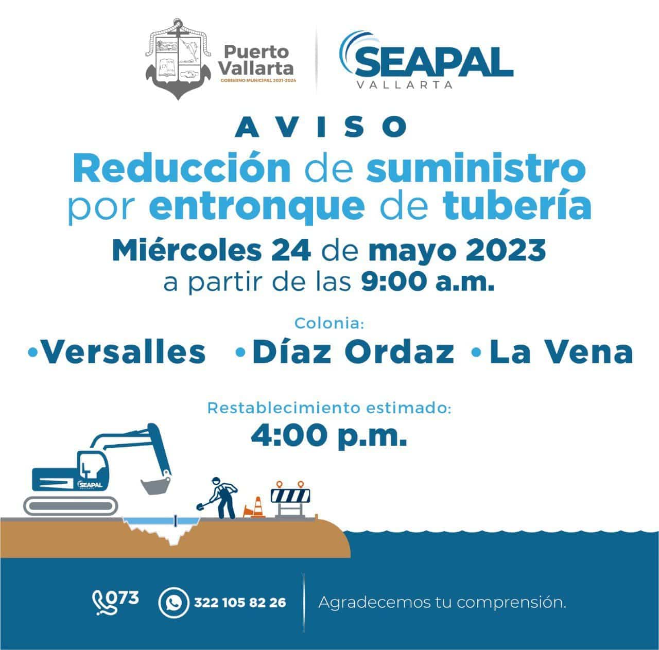 SEAPAL intensifica acciones para mejorar la red hidrosanitaria 1 red hidrosanitaria