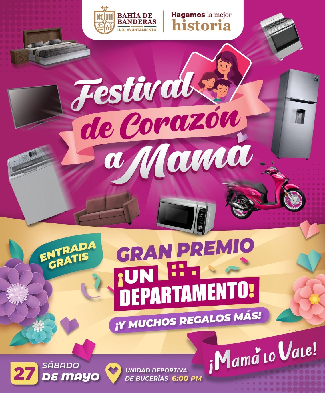 Festival de Corazón a Mamá