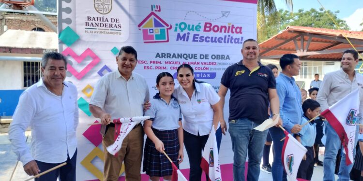 Arranca programa “Que bonita mi escuelita” en Bucerías
