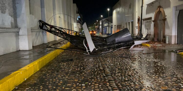 Huracán Lidia: Más de 60 árboles caídos y otros daños, con saldo blanco en vidas humanas