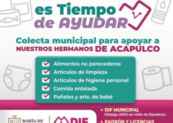 Bahía de Banderas se solidariza con Acapulco tras el paso del Huracán Otis