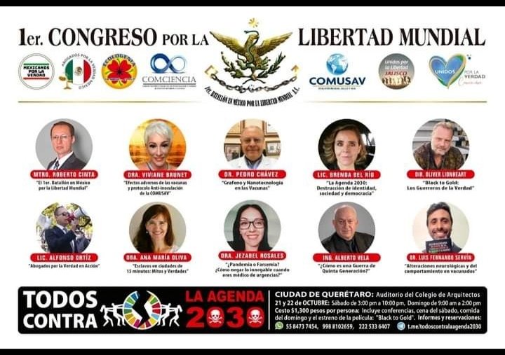 Se realiza en Querétaro el Primer Congreso por la Libertad Mundial 1 ppn2 jy2