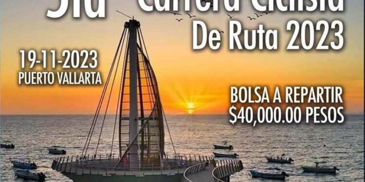 Anuncian la 5ª Carrera Ciclista de Ruta Puerto Vallarta 2023