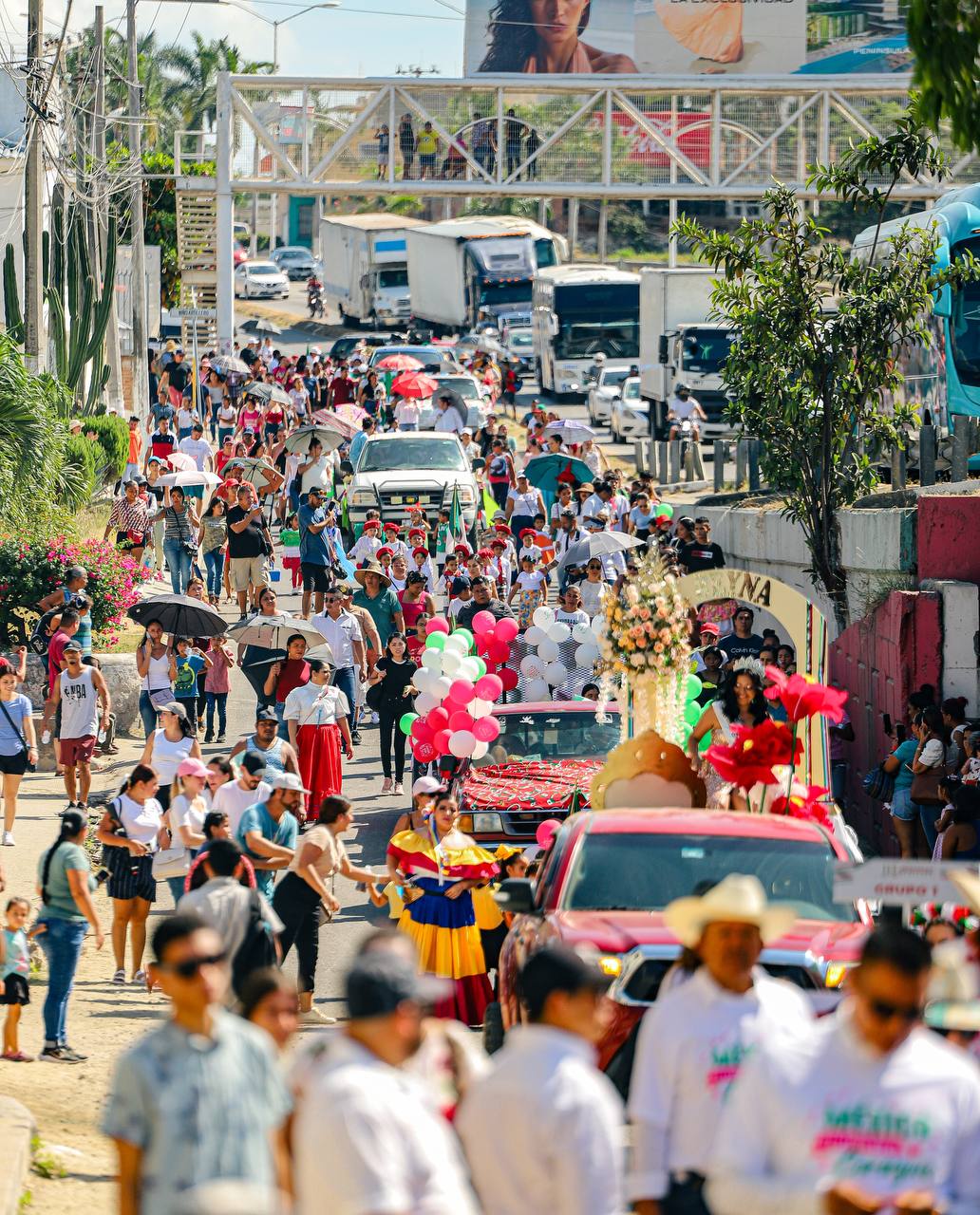 desfile en Bucerías