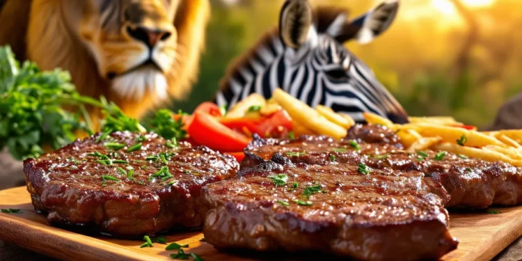 Menú Frankenfoods 2.0: Hamburguesas de león, chuletas de cebra y filetes de mamut