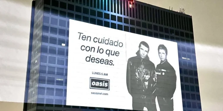 Oasis confirma su regreso a México: Fechas y boletos Oasis confirma su regreso a México: Fechas y boletos
