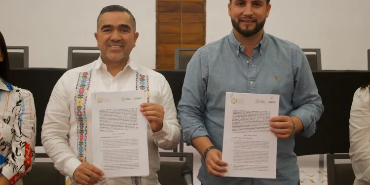 Munguía firma convenio con el STJJ para impulsar tecnología en la administración de Puerto Vallarta