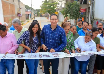 Calles renovadas en Mezcales: Primavera y 20 de Noviembre ya tienen pavimento hidráulico