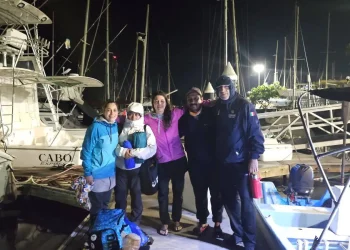 Stephanie Montero completa su entrenamiento de 25 KM en aguas abiertas en Nayarit