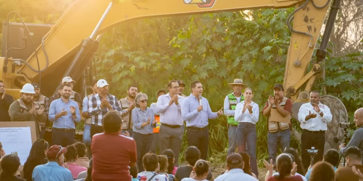 Ponen en marcha colector pluvial en Flamingos para acabar con inundaciones