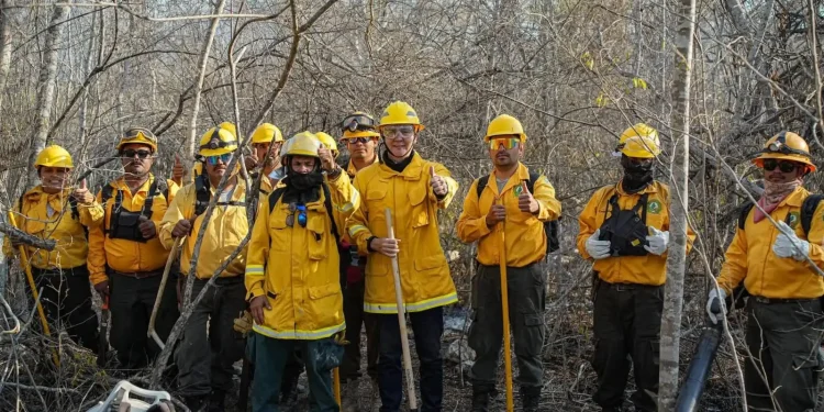 Avanza contención del incendio forestal en La Cruz de Huanacaxtle