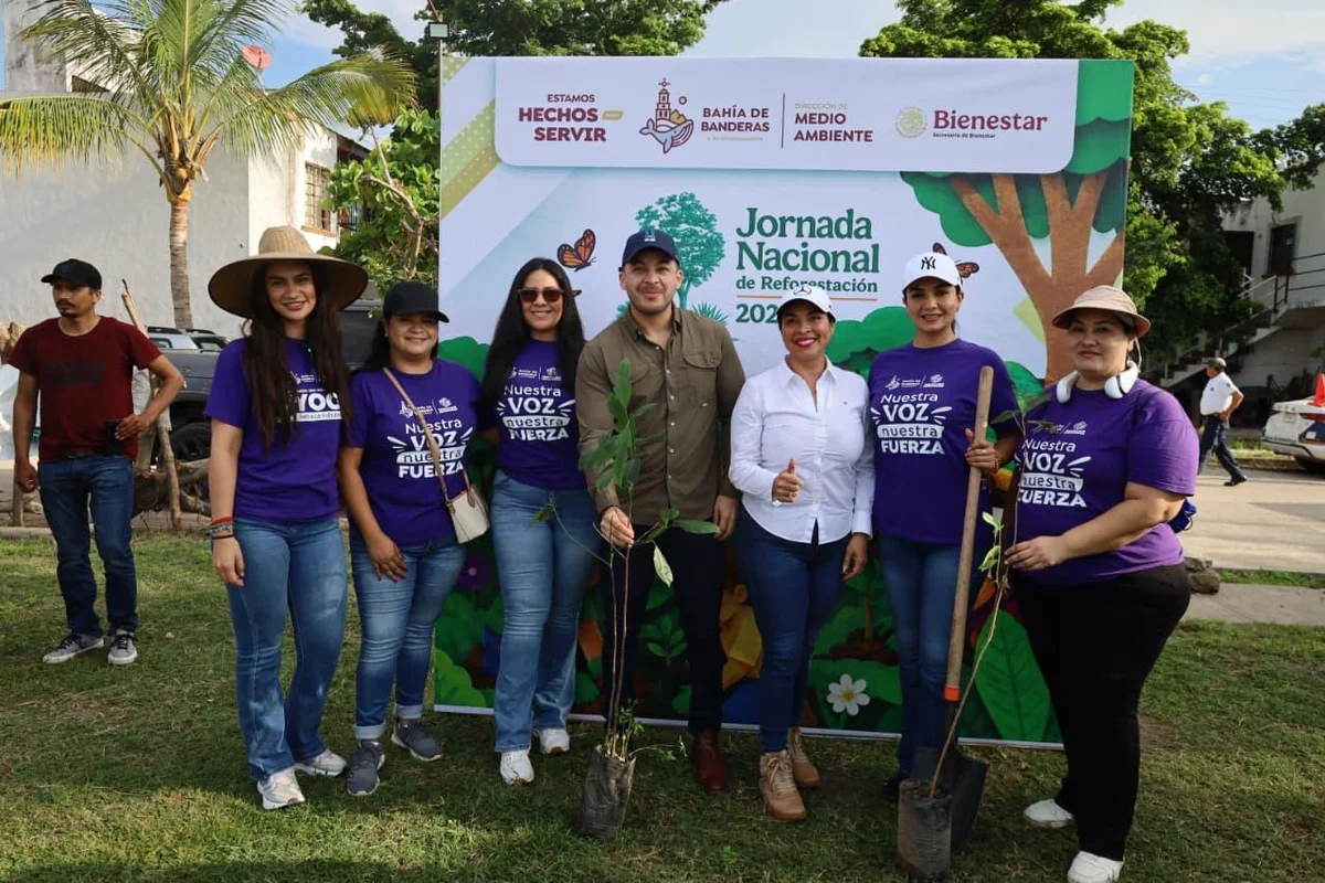 Bahía de Banderas planta 150 árboles en Jornada Nacional de Reforestación 1 imagen 2 2
